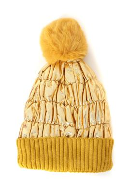 Skimuts metallic goud