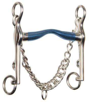 Harrys Horse Optimum Sweet Iron dressuurstang zilver maat:13,5