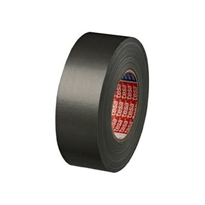Tesa Weefseltape | zwart | lengte 25 m | breedte 50 mm wiel | 5 stuks - 04688-00042-00 04688-00042-00
