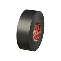 Tesa Weefseltape | zwart | lengte 25 m | breedte 50 mm wiel | 5 stuks - 04688-00042-00 04688-00042-00 - thumbnail