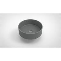 Opbouw Waskom Arcqua Case Rond 40 cm Mat Grijs - thumbnail