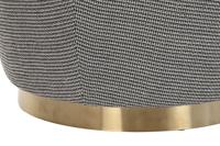 Armstoel DKD Home Decor 69 x 66 x 85 cm Zwart Gouden Wit - thumbnail