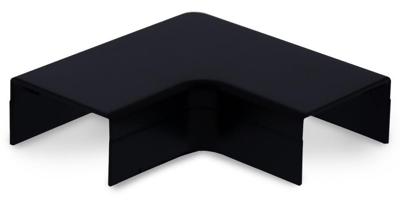 Canalit Systeem25 plattebocht met bodemstuk 25x13mm zwart - 4745705