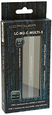 LC-Power LC-M2-C-MULTI-3 behuizing voor opslagstations SDD-behuizing Antraciet M.2 LC-Power LC-M2-C-MULTI-3 behuizing voor opslagstations SDD-behuizing Antraciet M.2