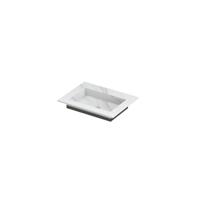 INK Post Wastafel Keramische Slab Envelop Bak Zonder Kraangat - 600x450x10 mm - Calacatta Mat - thumbnail