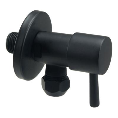 Wiesbaden Hoekstopkraan Riko Minimal 3/8x10 Inclusief Rozet Mat Zwart Wiesbaden Hoekstopkraan Riko Minimal 3/8x10 Inclusief Rozet Mat Zwart