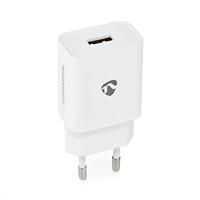 Wandlader | 2,4 A | 1 uitgang | USB-A | wit - thumbnail