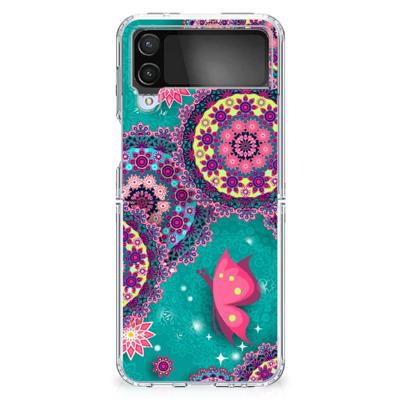 Samsung Galaxy Z Flip 4 | Hoesje maken | Cirkels en Vlinders