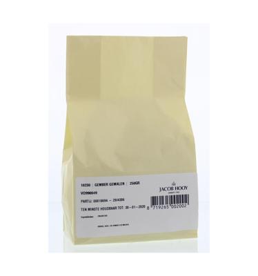 Jacob Hooy Gember gemalen 250 Gram Jacob Hooy Gember gemalen 250 Gram