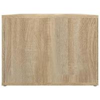 Salontafel 80x50x36 cm bewerkt hout sonoma eikenkleurig - thumbnail