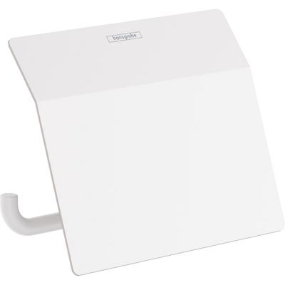 Toiletrolhouder Met Klep HansGrohe AddStoris Mat Wit
