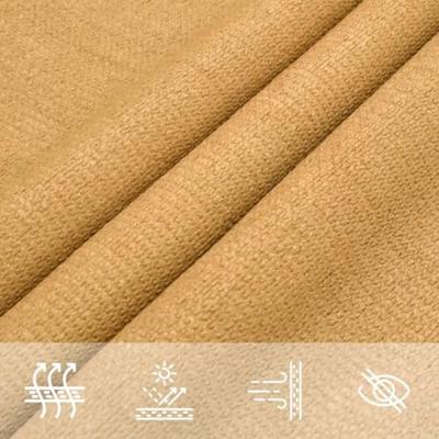 VidaXL Zonnezeil 160 g/m² rechthoekig 2x4 m hdpe zandkleurig
