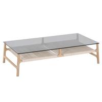 Gazzda Fawn coffee tafel 120x60 whitewash smoked grey - thumbnail