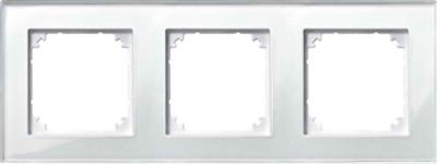 Merten 489319 Afdekking Frame 3-voudig System M, M-Plan Wit 1 stuk(s)