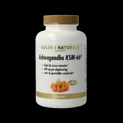 Golden Naturals Ashwagandha KSM-66 Capsules