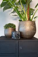 Bloempot Ryan Shiny Gold Ø22cm - thumbnail