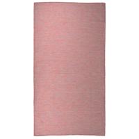 VidaXL Buitenkleed platgeweven 80x150 cm rood - thumbnail