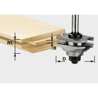 Festool Accessoires HW S8 D46 x D12-FD Profiel-messingfrees | 490643 - thumbnail