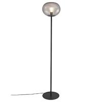 Nordlux Alton 27.5 vloerlamp zwart & smokeglas schakelaar & E27 fitting 150 cm - thumbnail