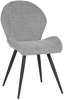 LABEL51 Eetkamerstoel 'Sil', kleur Grijs LABEL51 Eetkamerstoel 'Sil', kleur Grijs