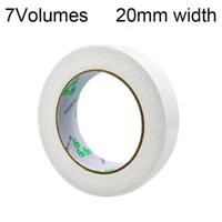 7 volumes 2mm dikte sterke witte spons dubbelzijdige Tape Foam Tape grootte: 20 mm * 5 m - thumbnail