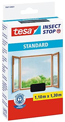 tesa STANDARD 55671-00021-03 Vliegenhor (b x h) 1300 mm x 1100 mm Antraciet 1 stuk(s) tesa STANDARD 55671-00021-03 Vliegenhor (b x h) 1300 mm x 1100 mm Antraciet 1 stuk(s)