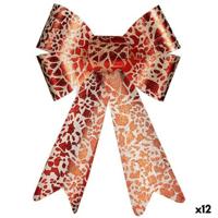 Lasso Kerstversiering Rood Gouden PVC 16 x 24 x 4 cm (12 Stuks) - thumbnail