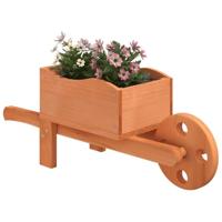 VidaXL Plantenbakken kruiwagen 2 st 47x15x19 cm massief vurenhout - thumbnail