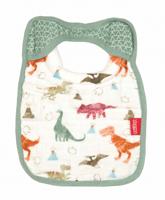 Nuby slabbetje Draagbaar met kraagje junior 27 cm groen - thumbnail