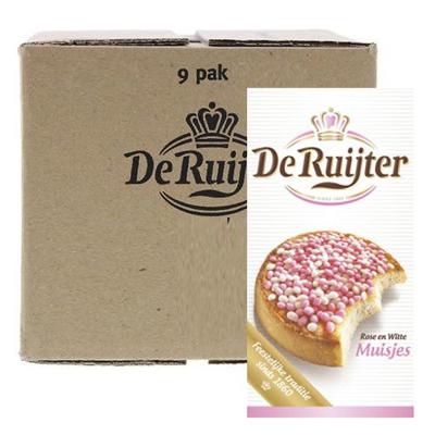 De Ruijter - Roze & Witte Muisjes - 9x 330g De Ruijter - Roze & Witte Muisjes - 9x 330g