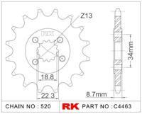RK Sprocket 520 15z standard - thumbnail