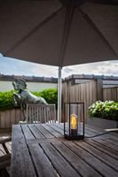 Lutec 6588801012 Flair LED-tafellamp voor buiten 40 W Antraciet - thumbnail
