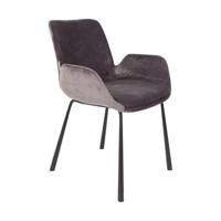 Zuiver Eetkamerstoel 'Brit' Velvet - thumbnail