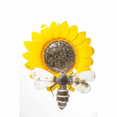 Hangdecoratie Zonnebloem met Bij Hangdecoratie Zonnebloem met Bij