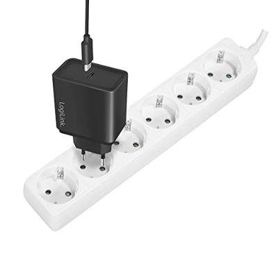 LogiLink LPS238 power uitbreiding 1,5 m 6 AC-uitgang(en) Binnen Wit - thumbnail