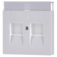 Busch-Jaeger Afdekking Modulaire jack insert Verkeerswit, Wit 2CKA001710A3176 - thumbnail
