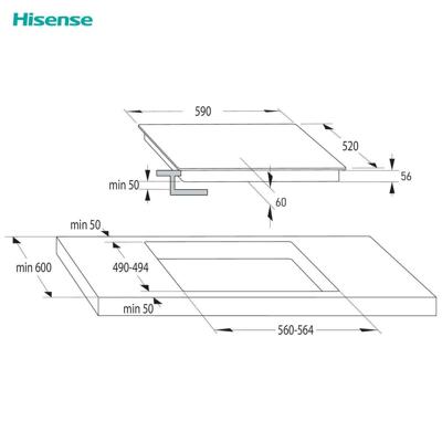 Inductiekookplaat Hisense