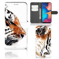 Hoesje Samsung Galaxy A30 Watercolor Tiger - thumbnail