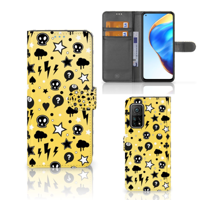 Telefoonhoesje met Naam Xiaomi Mi 10T Pro | Mi 10T Punk Geel Telefoonhoesje met Naam Xiaomi Mi 10T Pro | Mi 10T Punk Geel