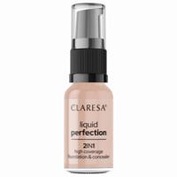 Claresa liquid perfection 2-in-1 concealer en foundation 104 nude 18gr. - thumbnail