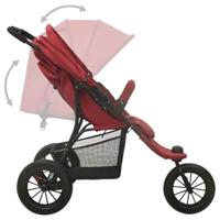 Kinderwagen staal rood - thumbnail