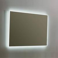 Spiegel Sanilux Mirror Infinity 80x70x4,5 cm Aluminium met LED Verlichting en Spiegelverwarming Sanilux - thumbnail