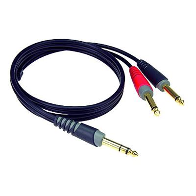 Klotz AY1-0200 verloopkabel van 2 meter jack/stereo - 2 x jack