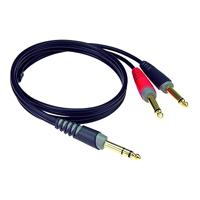 Klotz AY1-0200 verloopkabel van 2 meter jack/stereo - 2 x jack - thumbnail