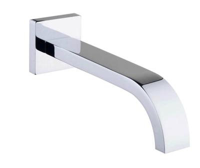 Inbouw baduitloop 20cm 1/2'chroom Rombo vierkant Inbouw baduitloop 20cm 1/2'chroom Rombo vierkant