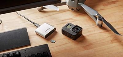 Kingston KINGSTON Externe geheugenkaartlezer / hub USB-A 3.2 Gen 1 Zilver-zwart