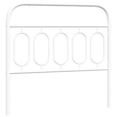 Hoofdbord 100 cm metaal wit Hoofdbord 100 cm metaal wit