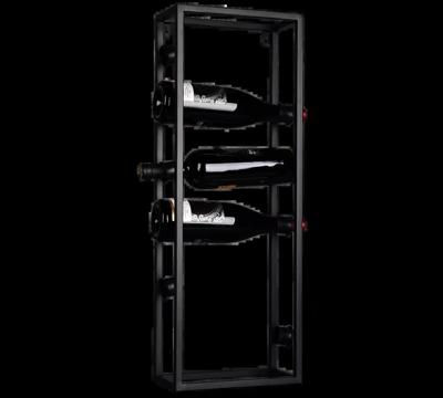 Mirrors and more Wijnrek Anna wand 6 flessen H 70 cm zwart