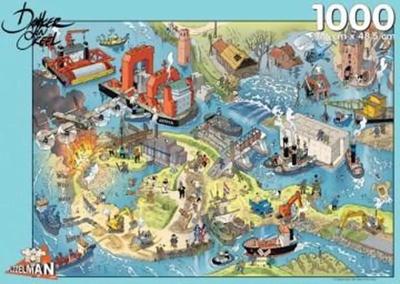 Waterwerken - Danker Jan Puzzel 1000 Stukjes Waterwerken - Danker Jan Puzzel 1000 Stukjes