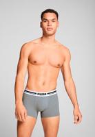 Puma Boxershorts Everyday Placed Logo 2-pack Grey Melange / Black-M - thumbnail